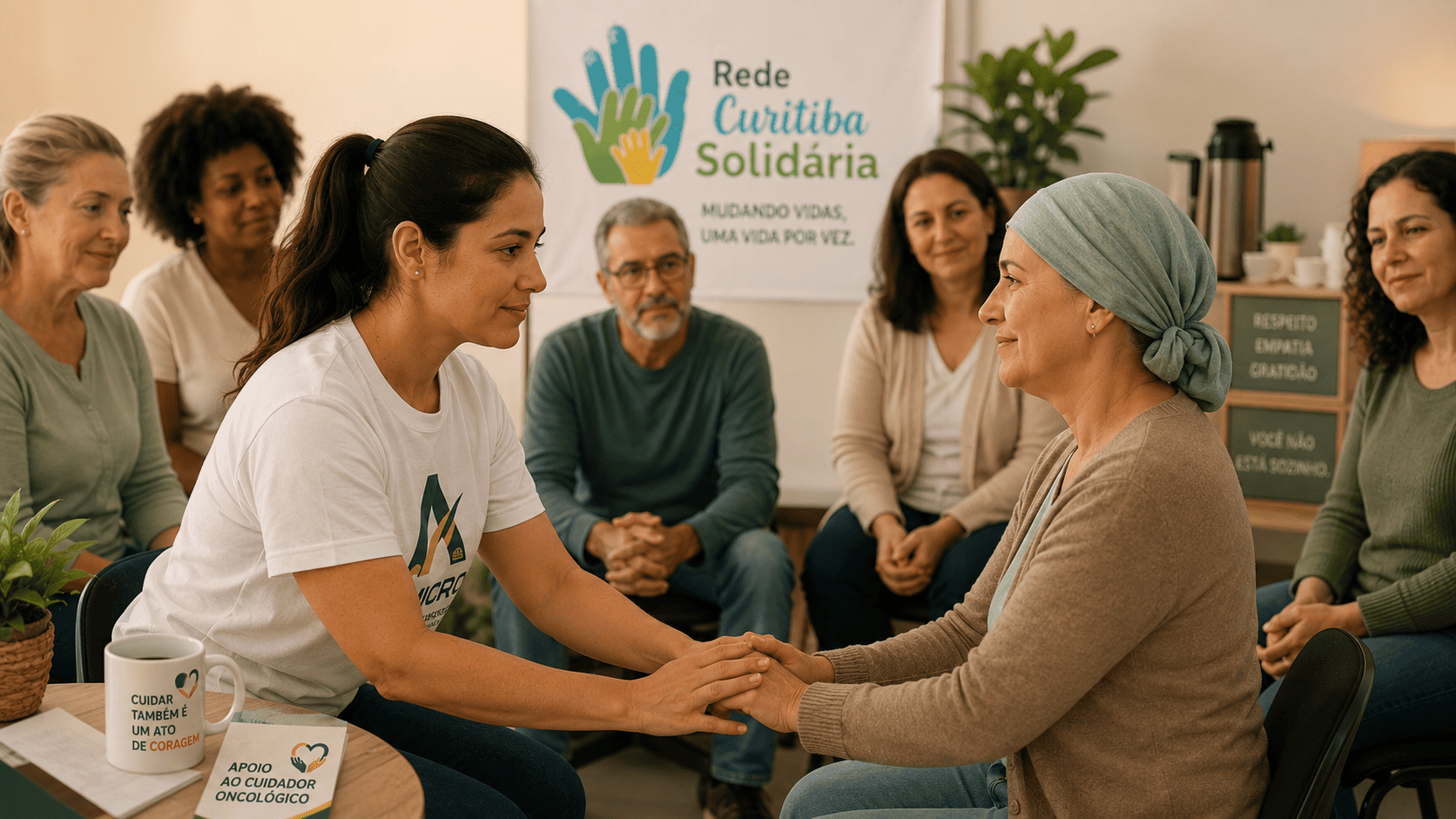 Ação social de apoio ao cuidador oncológico