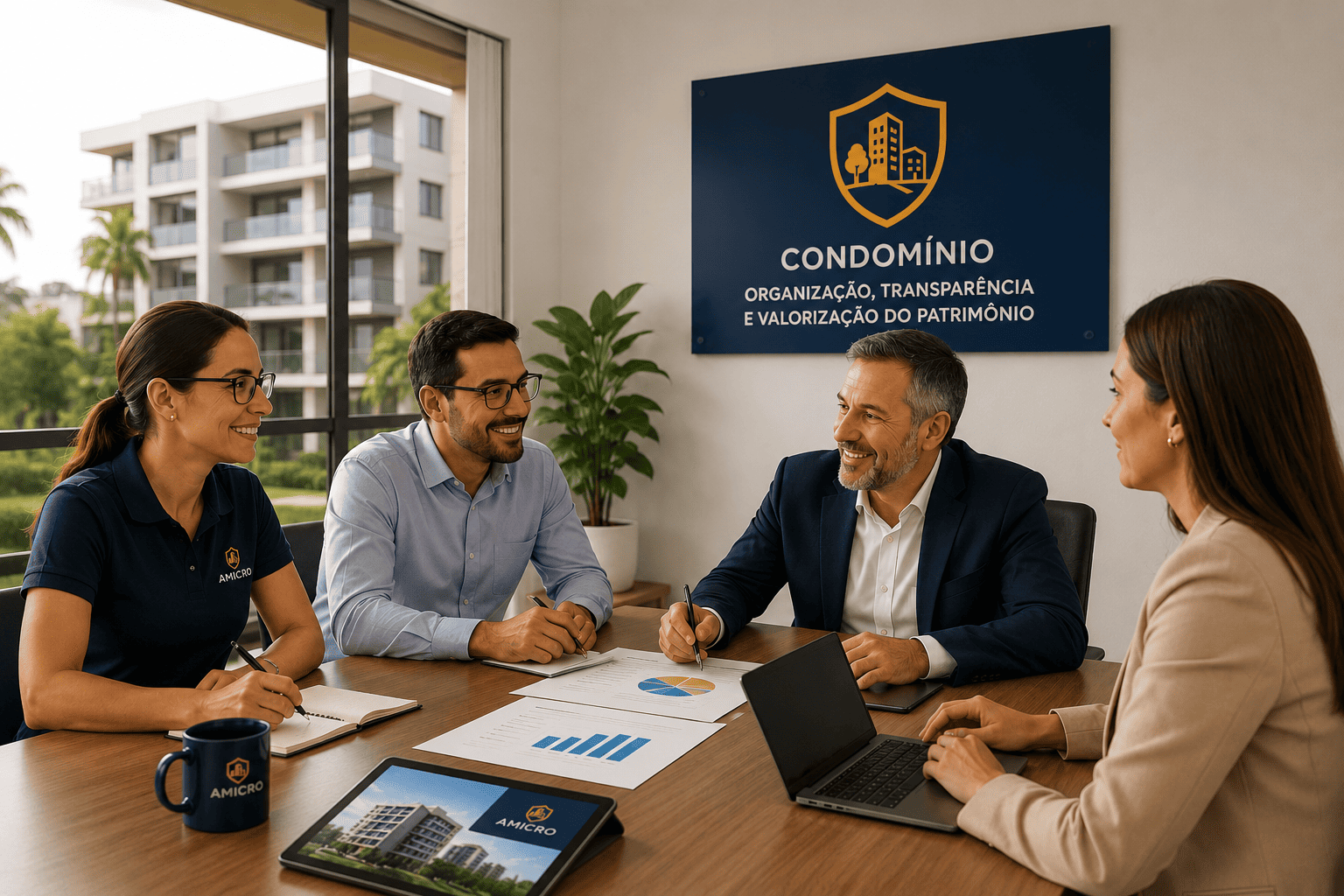 Fachada de condomínio com consultoria de segurança